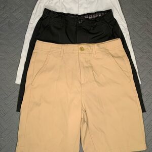BCG Kids Bottoms Shorts - Black, White, Tan